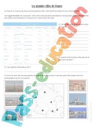 16 octobre 2018 altto aucun commentaire. Les Grandes Villes Francaises Cm1 Cycle 3 Exercice Evaluation Revision Lecon