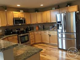 outdated honey maple cabinets