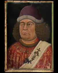 𝑶𝒔𝒘𝒂𝒍𝒅 𝒗𝒐𝒏 𝑾𝒐𝒍𝒌𝒆𝒏𝒔𝒕𝒆𝒊𝒏 (ca. 1376- 1445) Austrian  minstrel, poet, composer and diplomat. 𝗜𝗺𝗮𝗴𝗲𝘀: (𝗜 & 𝗜𝗜) Portrait  (ca. 1422), and 𝑬𝒔 𝒇𝒖𝒆𝒈𝒕 𝒔𝒊𝒄𝒉, from Vienna manuscript [A].  (𝗜𝗜𝗜 & 𝗜𝗩) Portrait (1432)