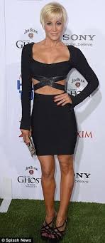 Setting Temperatures Soaring Miley Cyrus Sizzles In Strapless Black Jumpsuit As She Celebrates Her Win At Maxim S Hot 100 Party Black Strapless Jumpsuit Herve Leger Dress Herve Leger