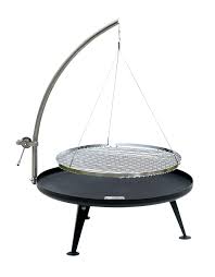Bring the stake with you anywhere to create a grill out of any fire pit, fire ring or fire bowl. Fire Pit O 80cm Holzkohlegrill Patina Look Mit Winde Grill Shop Sandwichmaker Waffeleisen Dutch Oven Feuerschalen Eisenbams
