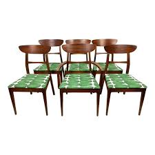 1960s Vintage Mid Century Modern Walnut Dining Chairs Set Of 6 Modern Walnut Dining Chair Dining Chairs Mcm Dining Chairs