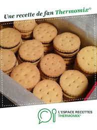sables fourres au chocolat recette recette thermomix recette biscuit thermomix