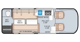 Sequence Class B Motorhomes Floor Plans Thor Motor Coach In 2020 Rv Floor Plans Floor Plans Class B Rv