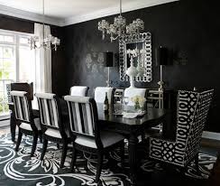 Black And White Decor Part 2 Choosing The Right Room Dining Room Victorian Black Dining Room Luxury Dining Room
