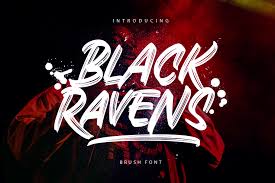 Graffiti marker free vector we have about (405 files) free vector in ai, eps, cdr, svg vector illustration graphic art design format. Black Ravens Font By Arterfak Project Creative Fabrica