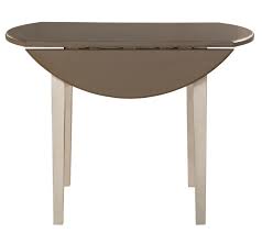 clarion round drop leaf dining table