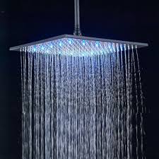 Großhandel Led Licht 16 Zoll Wasserhahn Kopf Regendusche Kopf Bad Platz Top Sprayer öl Eingerieben Bronze Messing Top Sprayer Von Douglass 8502 Auf