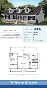 Southern Style House Plan 40683 With 3 Bed 2 Bath Family House Plans House Plans Farmhouse Country House Plan