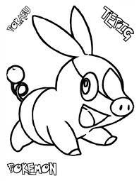Snivy oshawott tepig coloring page free printable template. Pokemon Tepig Coloring Pages Pokemon Pinterest Pokemon Pokemon Coloring And Kids Colouring