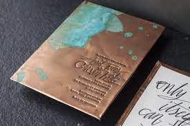 I Made Copper Wedding Invitations Imgur Copper Wedding Invitations Industrial Wedding Invitations Wedding Invitations
