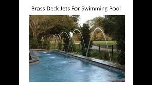 The average pool deck costs between $5,000 and $15,000 installed. Brass Stainless Steel Pool Deck Jets Youtube