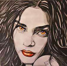 HONEY de Béatrice Alice LAFITTE IRIGARAY (2020) : Peinture Acrylique sur  Métal