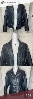 Abercrombie Fitch Faux Leather Biker Jacket Faux Leather Biker Jacket Fashion Punk Fashion