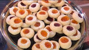 Pinterest S Most Popular Holiday Cookie Gma Some recipes for thumbprint cookies call to bake the cookie dough before adding the jam, but we like adding the jam. pinterest s most popular holiday cookie