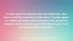 Image result for Tocolytic