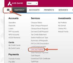 No need to wander anywhere. Axis Bank Account Me Aadhar Card Link Register Kaise Kare