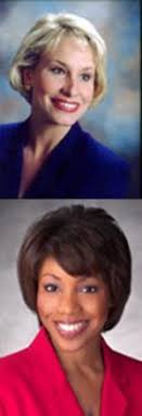 Female TV Anchors Coach Teams In Football Spring Game