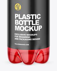 Clear Plastic Drink Bottle Mockup In Bottle Mockups On Yellow Images Object Mockups