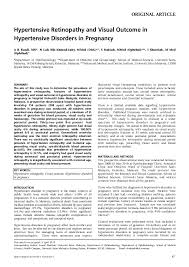 Clinical protocols in obstetrics and gynecology 3rd edition pdf for free. Pdf Hypertensive Retinopathy And Visual Outcome In Hypertensive Disorders In Pregnancy Ismail Shatriah Academia Edu