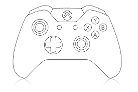 36+ xbox controller coloring pages for printing and coloring. Xbox One Controller Sketch Coloring Page Controle Xbox Controle De Videogame Jogos Xbox One