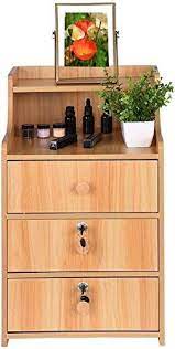 Modern Minimalist Nightstand 3 Storage Drawers Bedside Table With Lock And Shelf Home Furniture S Bedroom Night Stands Furniture Side Tables Modern End Tables