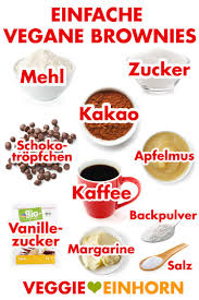 Einfache Vegane Brownies Rezept Vegane Brownies Vegane Rezepte Vegane