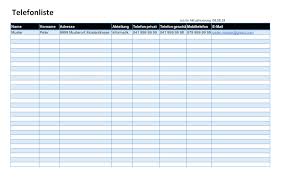 Die anlage eks muss sorgfältig ausgefüllt werden! Telefonliste Vorlage Excel Kostenlos Muster Vorlage Ch