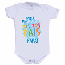 Camisetas Personalizadas Para O Dia Dos Pais Body 1 Dia Dos Pais Com O Papai Azul Body Camisas Personalizadas Roupas De Bebe