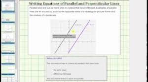 Writing Equations Of Lines Beginning Algebra