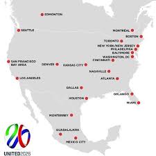 En concreto, tiene frontera con michigan, maine, alaska, minnesota, montana, washington, dakota del norte, new york. Estados Unidos Mexico Y Canada Sedes Del Mundial 2026