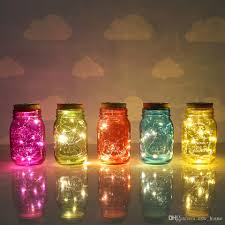 Hammer them into the cutting board about halfway, making sure to leave room to attach the fairy lights. Home Furniture Diy Leds Fairy Light Solar Mason Glass Jar Color Changing Garden Christmas Decor New Lighting