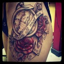 This textual alice in wonderland tattoo perfectly expresses this state. Pin By Madison Herman On Tattoos I Love Pinterest Hip Tattoo Alice And Wonderland Tattoos Tattoos