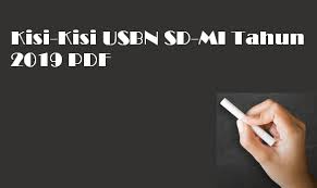 Pelaksanaan usbn/us/un sd 2020 sudah semakin dekat. Kisi Kisi Usbn Sd Mi Tahun 2020 Pdf Sch Paperplane
