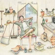 Free Birthday Greetings For Men Cards Man Shed Man Shed Berni Parker Designs Man Shed Birthday Cards For Men Friend Crafts