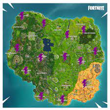 These symbols shade an area to represent places such as forests, urban areas, and oceans. Fortnite Lightning Bolt Locations Guide Fortnite