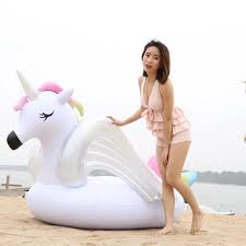 275 Cm Dev Sisme Unicorn Pegasus Havuzu Samandira Binmek On Kadinlar Icin Hava Yatagi Yuzme Simidi Yetiskin Yaz Su Parti Oyuncak Boia Yuzme Ww26 Bolumdukkan Co