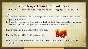 Maybe you would like to learn more about one of these? Final Fantasy Exvius On Twitter Challenge From The Producers Watch The Livestream And Answer Questions Livestream Link Https T Co Uk8bmuhw8x Ffbe4thlive Ffbeww Https T Co Jf9vtfb2oq