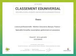 Les étudiants suivent le parcours gestionnaire et conseiller en assurance, sur un rythme d'alternance, uniquement en contrat de. La Licence Professionnelle Conseiller Souscripteur Et Gestionnaire En Assurance En Top 1 Du Classement Eduniversal 2019 2020 News Assurances Pro