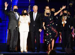 He was the eldest of three children from the marriage of u.s. Five Of Biden S Grandkids And Kamala S Step Children And Niece Join Them On Stage Daily Mail Online