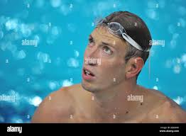 France's Alain Bernard during a training session during the 29th European  swimming championships, in Eindhoven, Netherlands,