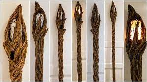 Wizards Staff With Flaming Led Light Wizard Staff Color Magic Led Lights