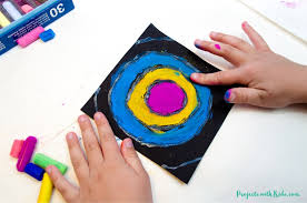 Choose from 100+ chalk drawing graphic resources and download in the form of png, eps, ai or psd. Easy Kandinsky Art For Kids With Chalk Pastels Projects With Kids