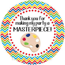 Pin By Joann Yousif On Parties Art Party Favors Art Birthday Party Art Party