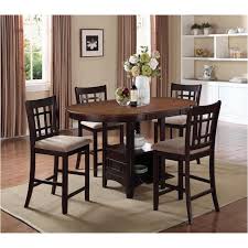Home decorators collection plum hill smoke brown wood rectangular dining table for 6 (66 in. 105278 S5 Coaster Furniture 5 Pc Dining Table Set