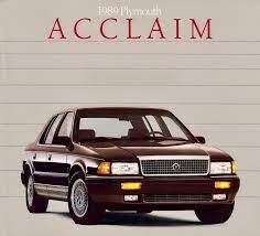 plymouth acclaim plymouth plymouth cars mopar
