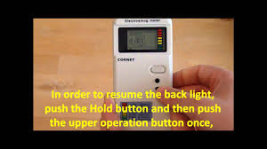 This new emf meter is called the cornet ed78s. Cornet Ed25g
