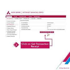 After logging in, press on the option for update personal details. Axis Bank Generate The Receipt For The Transaction With Just A Click Facebook
