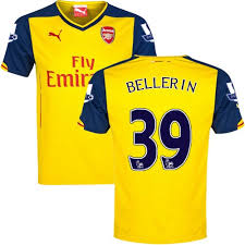 Buy authentic replica arsenal fc clothing such as polos, jackets & more. Men S 39 Hector Bellerin Arsenal Fc Jersey 14 15 England Football Club Puma Authentic Yellow Away