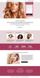 Best Hair Care Landing Page Designs To Drive Quality Traffic Haircare Haircoloring Beautifulhair Hai Hair Salon Web Design Landing Page Design Landing Page